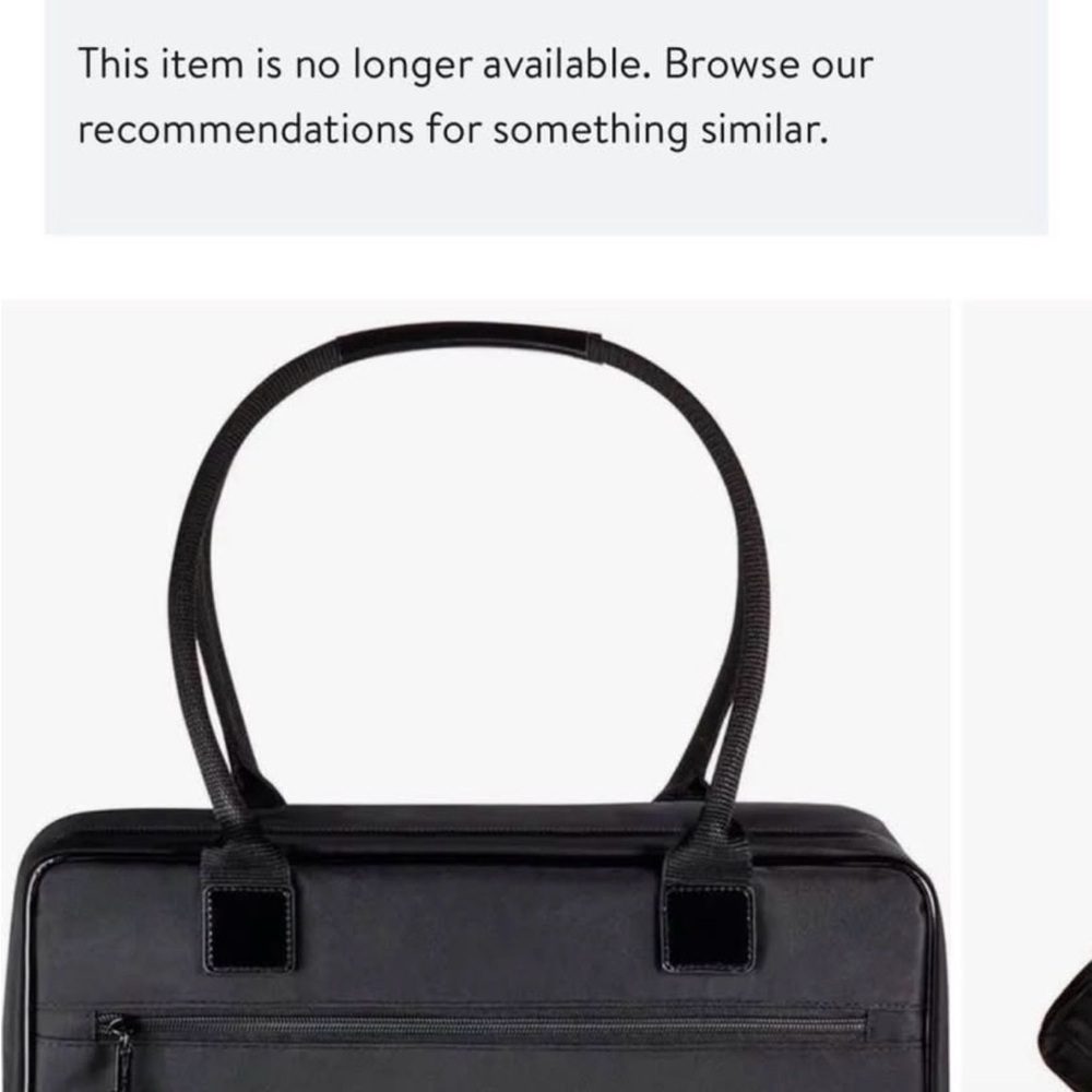 MAC Cosmetics Black Travel Tote Bag with Dual Shoulder Straps
